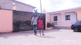 POV with my neighbor's boyfriend, we met at the gate and suddenly the desire to have sex in this freezing climate invaded us and we threw ourselves directly on our neighbor's bed at African porn Movie
