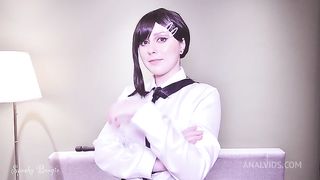 Denji fucked hard Kobeni's slutty holes