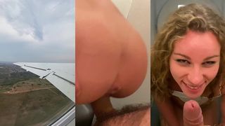 JE SUCE ET ME FAIS BAISER LA CHATTE DANS LES TOILETTES DE L AVION