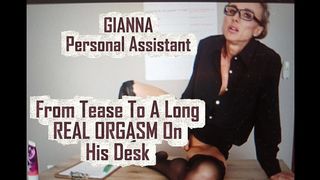 FROM TEASING... TO A REAL ORGASM ON MY BOSS’S TABLE