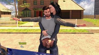 GRANDMA S HOUSE 10 - POLICE OFFICER SANDRA GIVING HANDJOB TO THOMAS TILL HE CUM