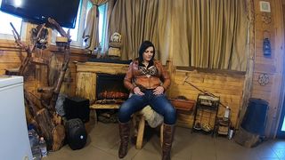 CABIN STRIPTEASE – LEATHER BELT, JEANS & SLOW TEASING (PART 2)