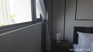 Alone in my Room. Maturbating my Ass with Dildo - Jasmine SweetArabic