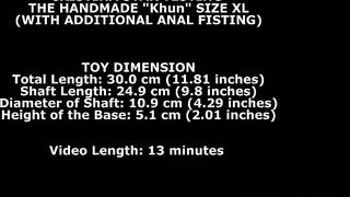 Cristina Starr Testing The Handmade Khun Size XL (With Additional Anal Fisting) TWT328
