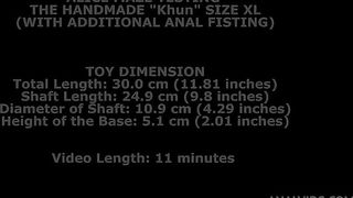 Alice Maze Testing The Handmade Khun Size XL (With Additional Anal Fisting) TWT329