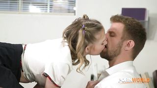 Horny Cheerleader Coco Lovecock Seduces Teacher Into Drilling Every Hole GP2669