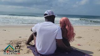 BEACH SEX - BETY SKALY HAVING SEX WITH A TOTAL STRANGER AT THE BEACH.