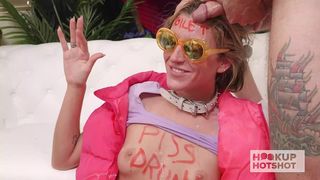 PETITE SLUT ADDISON MEETS UP WITH BRYAN GOZZLING FOR EXTREME SEX