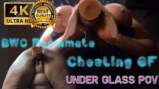 ROOMMATE S HUGE BWC SNEAKS IN, UNDER SEAT POV (4K LANDSCAPE)