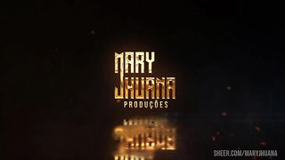 Naughty putting the toy in the ass and oil on the breasts - Mary Jhuana