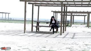 Outdoor fucking with spanish babe Nadia Daferro