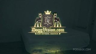 Blindfolded Pussy to Mouth Black Ass Licker 3some