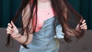 DEBUT! FIRST ANAL! 18yo sexy teen Betty Carr gets her first anal penetration with a big cock EKS184