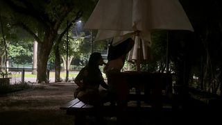 VOLTAMOS DA BALADA E O TESAO FOI MAIOR! PARAMOS NO PARQUE E FODEMOS EM UM QUIOSQUE COM OS CARROS PASSANDO E BUZINANDO...