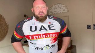 LYCRA FETISH METAL BENDING MUSCLE WORSHIP WITH CUM EATING ENDING