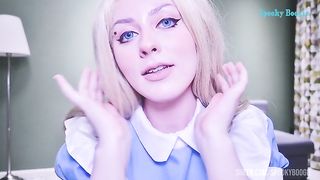 Alice crashes cars in Mary Jane flats