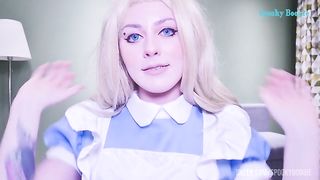 Alice crashes cars in Mary Jane flats