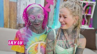 INKED GIRLS IN MAYHEM SQUIRTING SEX ORGY WITH ANAL FUCKING, BLOWJOBS AND DOUBLE PENETRATION!