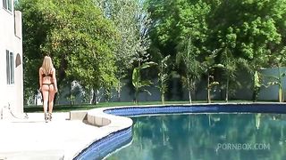 Rough big black cock to break the ass hole of sexy white blonde