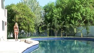 Rough big black cock to break the ass hole of sexy white blonde