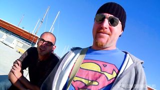 MILF gives Terry Reid anal sex and blowjob on the beach