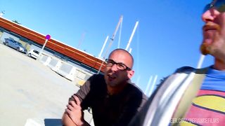 MILF gives Terry Reid anal sex and blowjob on the beach