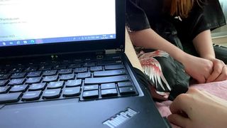 MY STEPMOTHER CAUGHT ME MASTURBATING AND GOT TURNED ON