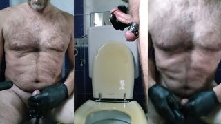 MASTURBATION WITH LATEX GLOVES AND COCKRING SERIES