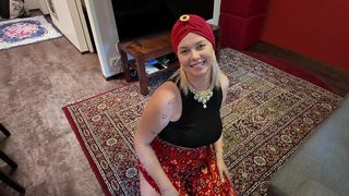 BUSTY STEPMOM FUCKED BY STEPSON WHILE SHE CLEANS THE HOUSE