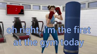 CHUN-LI GROUP TRAINING ANT THE GYM (GONNE WRONG) (GONE SEXUAL)