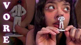 GIANTESS HUMILIATION: I SMELL YOU, I SWALLOW YOU AND I CRUSH YOU FROM THE INSIDE (VORE + BELLY INFLATION)