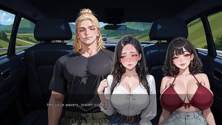 A HAWT CAR BLOWJOB - NTR D BY MY FRIEND - NTS ROUTE #23 AN AI ANIMATED SEX GAME