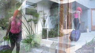 Pinky Puts the StrapOn and Fucks Her Big Booty Friend in Her Juicy Pussy