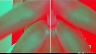 Angel couldn't take his big cock in her asshole so he rammed her tight creamy pussy instead