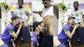 O MACHOS MANDRAQUE CASADOS FORAM ASSISTIR O FOGO DO BRASIL X AGENTINA E ACABOU COM MUITA PUTARIA E ORGIA