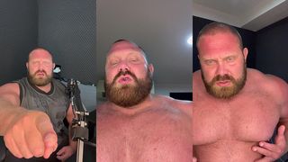 MUSCLE DDY SEES YOU PERVING!