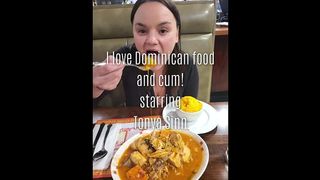 I LOVE DOMINICAN FOOD AND BLACK COCK CUM STARRING TONYA SINN SHORTER VERSION