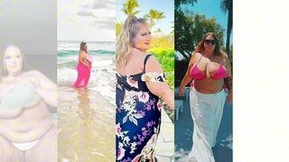 SUCKLE ON BBW MILF FAT NATURAL HANGERS AND JUICY FAT PUSSY