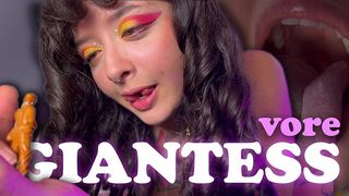 THE TENDER GIANTESS JUST WANTS TO PROTECT YOU... INSIDE HER STOMACH? VORE