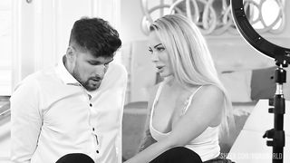 Lucky Journalist Fucks Sexy Blonde Blogger Isabelle Deltore in All Her Holes GP2334