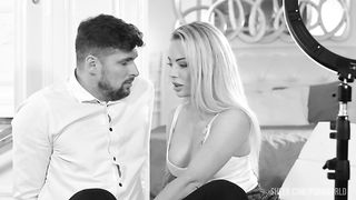 Lucky Journalist Fucks Sexy Blonde Blogger Isabelle Deltore in All Her Holes GP2334