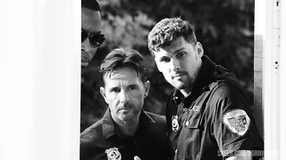 Interracial DP Ganbang with Slutty Cops Kiara Lord, Eveline Dellai, and Colleagues GP2358