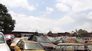 Public fuck at the garages with the mechanic. In the middle of town at the garage, the mechanic is having sex with his customer who has come to look at her broken down car. Stretched cock in tight ass