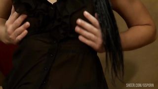Fucking hard the ass sexy czech brunette girl with deep anal