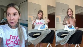 NUDE IRONING JOI WITH JOANNA ANGEL