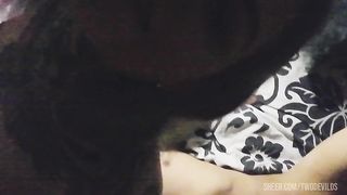 The cuckold filmed the friends wife making her cum!!