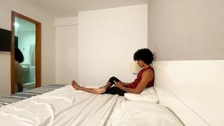 COMI ESSA GOSTOSA ANTES DELA IR PRA FESTA PARTE 1