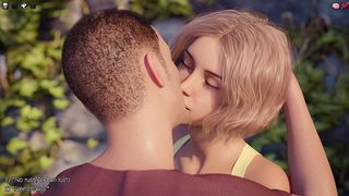 MY PLEASURE 3 - LORI KISSING FIRST TIME JULIAN IN PARK THEN IN HER BED AND JULIAN WATCHING DAPHNE S SHOWER