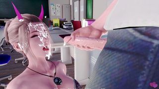 MURMUR 7 - GODDESS SHINIGAMI LICKING ADAM S DICK THEN GIVING BLOWJOB TO HIM