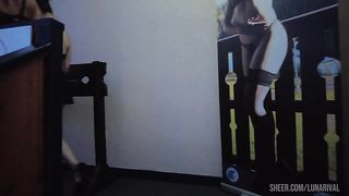 Luna Rival & Ava Queen Hard anal big Toys Rought sex